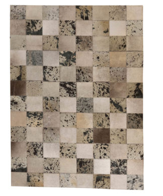 Patchwork Leather/Cowhide Rug 11P4156 120x180cm 1