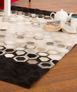 Patchwork Leather/Cowhide Rug 12P5020 120x180cm 2