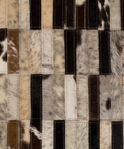 Patchwork Leather/Cowhide Rug 12P5050 120x180cm 2