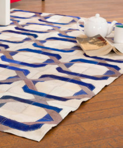 Patchwork Leather/Cowhide Rug 12P5063 120x180cm 2