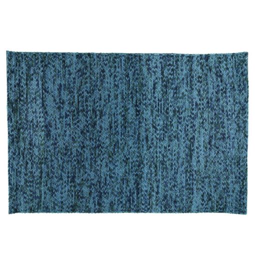 Knit Melange Deep Ocean 110x170cm 1