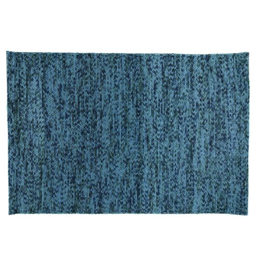 Knit Melange Deep Ocean 170x240cm 1
