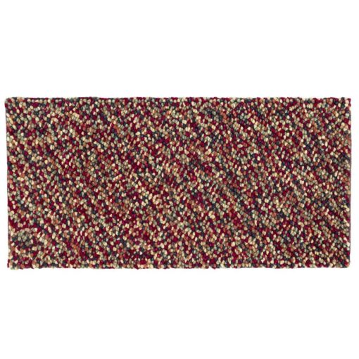 Pebble Felt Cranberry 110x170cm 1